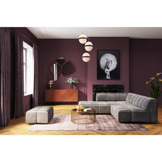 Stool Belami Velvet Grey - DEKOR