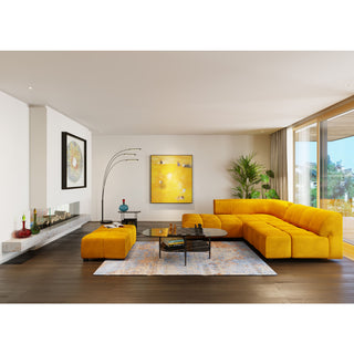 Stool Belami Velvet Amber - DEKOR