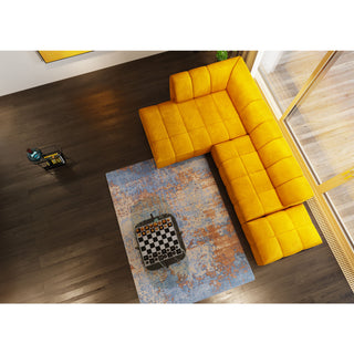 Stool Belami Velvet Amber - DEKOR