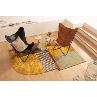 Side Table Domero Cirque Gold White Ø25cm - DEKOR