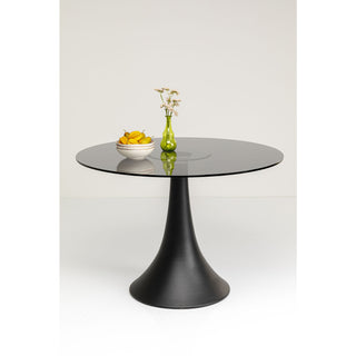 Table Grande Possibilita Smoke Glass Ø110cm - DEKOR