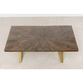 Table Conley Cross Brass 180x90cm KARE MIAMI