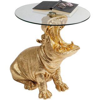Side Table Sitting Hippo Ø48cm - DEKOR