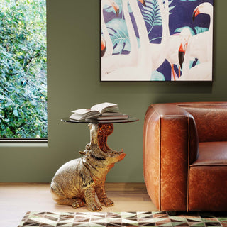 Side Table Sitting Hippo Ø48cm - DEKOR