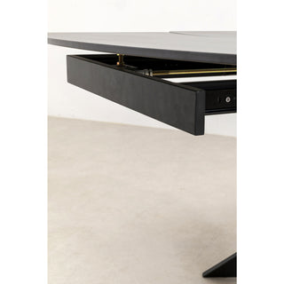 Black Extendable Dining Table