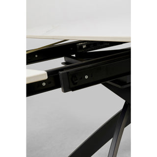 Extension Table Twist Onyx 120(30+30)x90cm - DEKOR