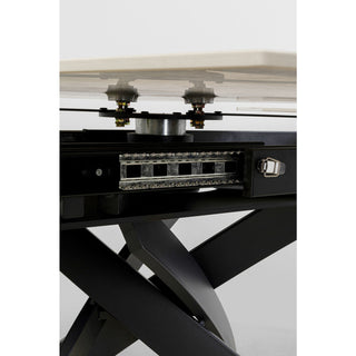 Extension Table Twist Onyx 120(30+30)x90cm - DEKOR