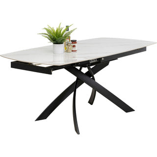 Extension Table Twist Onyx 120(30+30)x90cm - DEKOR
