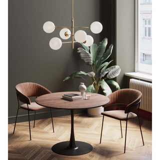 Table Schickeria Walnut Black Ø110cm - DEKOR