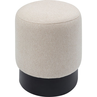 Stool Cherry Cream Black Ø36cm KARE MIAMI