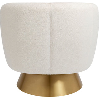 Swivel Armchair Orion White - DEKOR