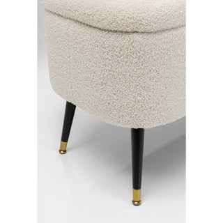 Storage Bench Rico White - DEKOR