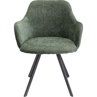 Swivel Armchair Lady Loco Coco Green - DEKOR