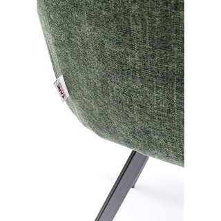 Swivel Armchair Lady Loco Coco Green - DEKOR