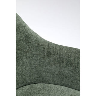 Swivel Armchair Lady Loco Coco Green - DEKOR