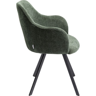 Swivel Armchair Lady Loco Coco Green - DEKOR