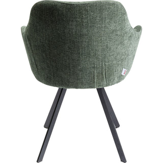 Swivel Armchair Lady Loco Coco Green - DEKOR