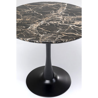 Table Schickeria Marble Black Ø80cm - DEKOR