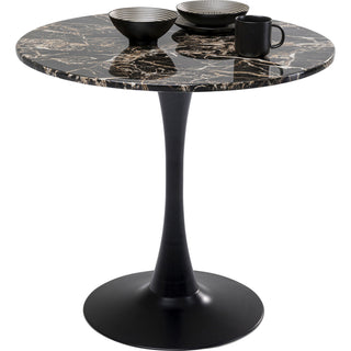 Table Schickeria Marble Black Ø80cm - DEKOR