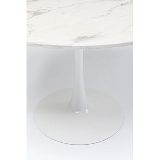 Table Schickeria Marble White Ø80cm - DEKOR