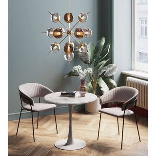 Table Schickeria Marble White Ø80cm - DEKOR