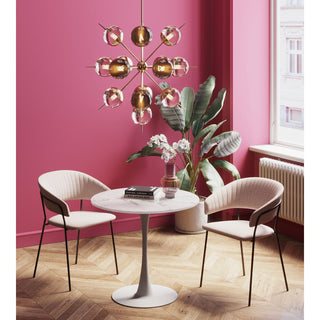 Table Schickeria Marble White Ø80cm - DEKOR