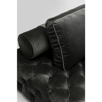 Lounger Bottone Velvet Grey - JULIA VENCE STORE