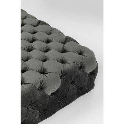 Lounger Bottone Velvet Grey - JULIA VENCE STORE