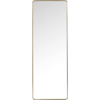 Mirror Curve Rectangular Brass 200x70cm - JULIA VENCE STORE