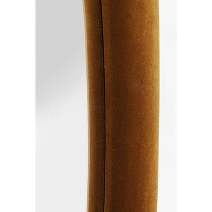 Mirror Velvet Brown Oval 150x90cm - JULIA VENCE STORE