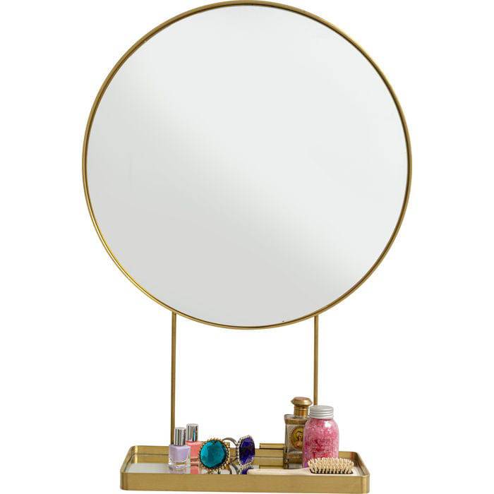 Mirror With Shelf Curve Art ‚àö√≤60 - JULIA VENCE STORE