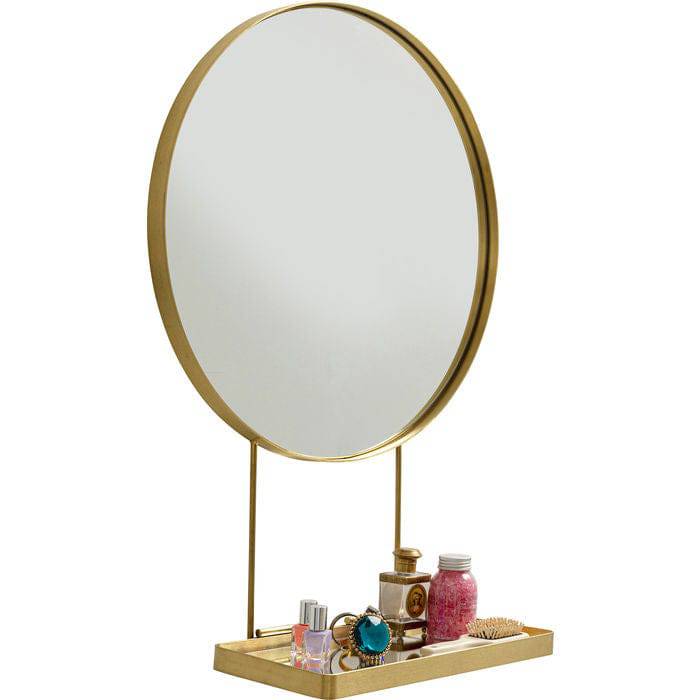 Mirror With Shelf Curve Art ‚àö√≤60 - JULIA VENCE STORE