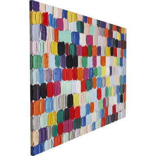 Picture Touched Colorful Dots 200x140cm - JULIA VENCE STORE