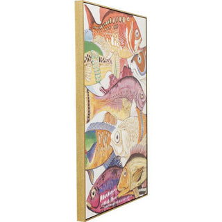 Picture Touched Fish Meeting One 100x75cm - JULIA VENCE STORE