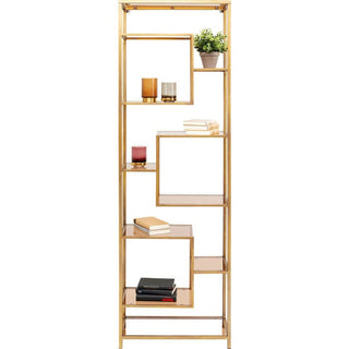 Shelf Loft Gold 195x60 - JULIA VENCE STORE