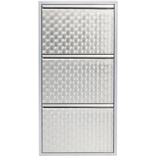Silver Shoe Cabinet 
