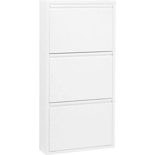 White Steel Shoe Holder