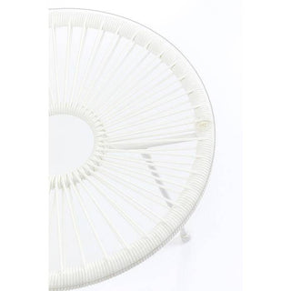 Side Table Acapulco White - JULIA VENCE STORE