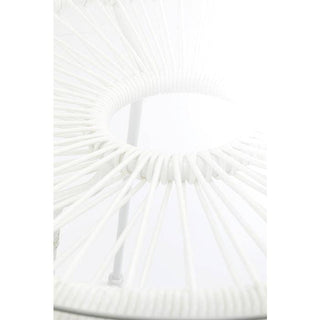 Side Table Acapulco White - JULIA VENCE STORE