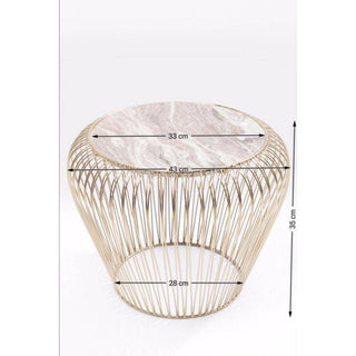 Brass Accent Table