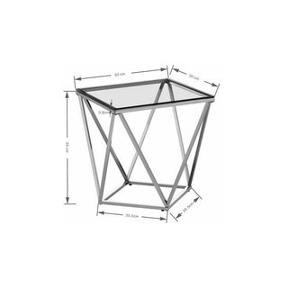 Side Table Cristallo 50x50 - JULIA VENCE STORE