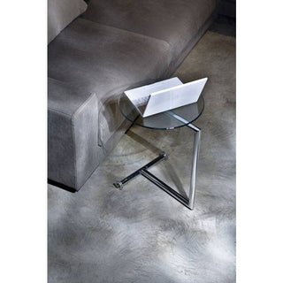 Side Table Easy Living Clear Ø46cm - JULIA VENCE STORE