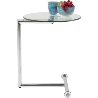Side Table Easy Living Clear Ø46cm - JULIA VENCE STORE
