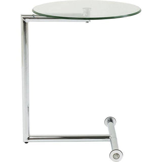 Side Table Easy Living Clear Ø46cm - JULIA VENCE STORE