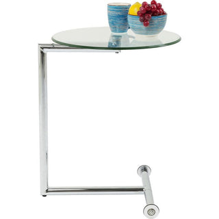 Side Table Easy Living Clear Ø46cm - JULIA VENCE STORE