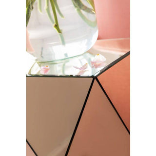 Side Table Luxury Triangle Champagne - JULIA VENCE STORE