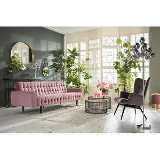 Sofa Milchbar 3-Seater Velvet Mauve - JULIA VENCE STORE