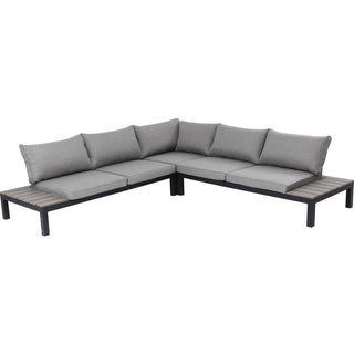 Sofa Set Holiday Black (4-Pieces) - JULIA VENCE STORE