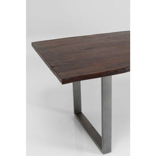 Table Harmony Dark Crude Steel 180x90 - JULIA VENCE STORE