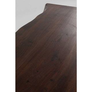 Dark Crude Steel Table